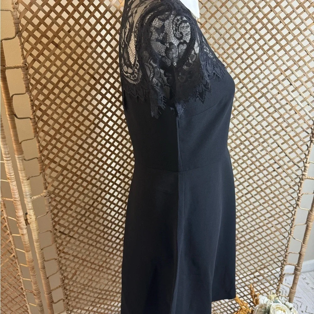 Black Lace Dress A-Line Maison Jules